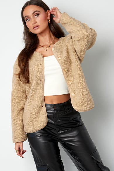 Cappotto Teddy Times - Bianco sporco h5 Immagine5